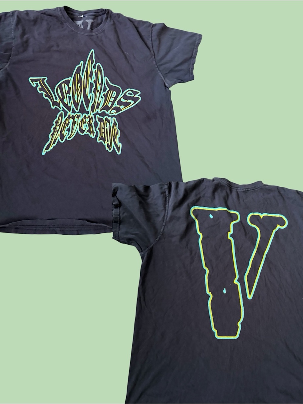 Vlone Black Juice Wrld Legend Tee